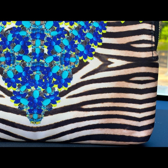 Stella & Dot Jeweled Zebra Capri Clutch - Picture 3 of 6